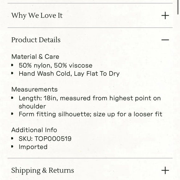 Natural Life Danielle Square Neck Tank - Picture 4 of 6